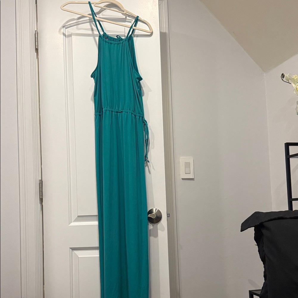 Covington Teal Maxi Dress